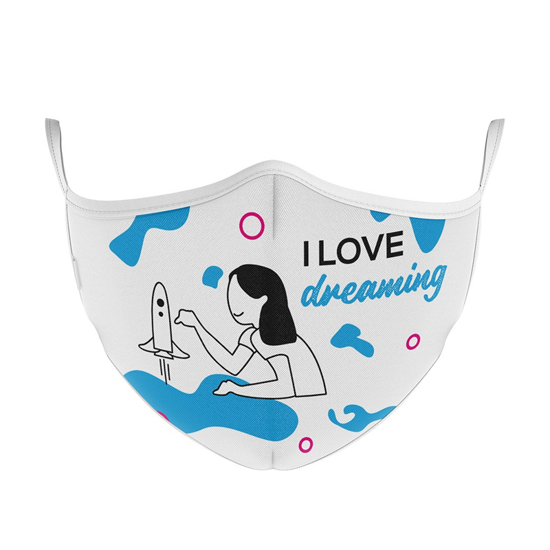 MASCHERINA ULTRA STYLE IN TNT DOPPIO STRATO – DREAMING-S