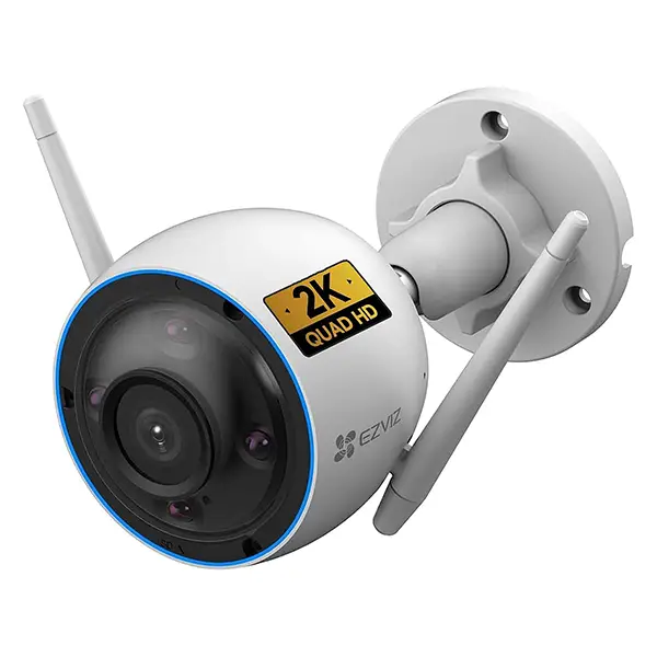 EZVIZ H3 2K – TELECAMERA DA ESTERNO – 2K – COLOR NIGHT VISION – DIFESA ATTIVA – RILEVAMENTO MOVIMENTO AVANZATO – IP67